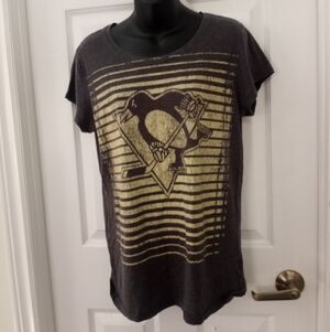 👠RETRO SPORT NHL PENGUINS tshirt👠